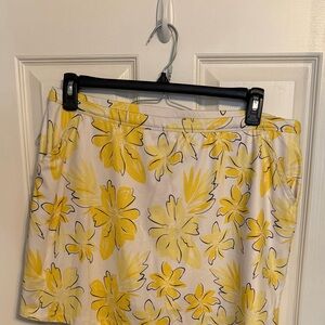 Bolle Tennis/Pickleball/Golf Skort,
Yellow Floral, XL